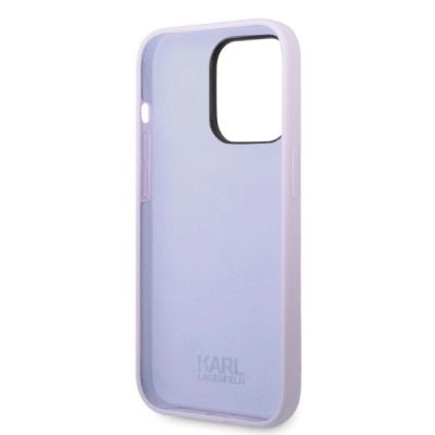 7. Karl Lagerfeld KLHCP14XSNIKBCU iPhone 14 Pro Max 6,7" Hardcase lila/lila Silikon Ikonik