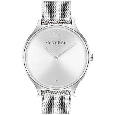 CALVIN KLEIN Timeless Mesh Damenuhr 25200001 + Box