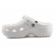 Crocs Classic Platform Glitter Clog W 207241-0WV Kreide