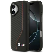 BMW M Carbon Line & Logo MagSafe Case für iPhone 17 – Rot