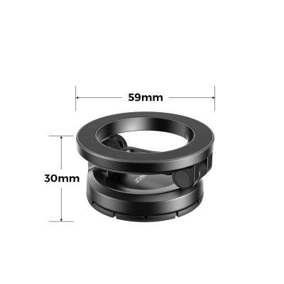 2. Joyroom JR-ZS505 Magnetische Armaturenbretthalterung, kompatibel mit MagSafe – Schwarz