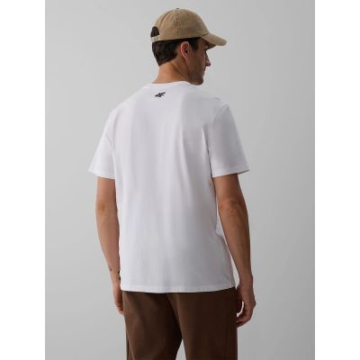 2. Herren-T-Shirt mit Aufdruck, regulär, Größe 4F 4FKAW26TTSHM4473-11S