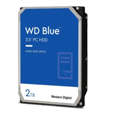 2. HDD WD Blue WD20EARZ (2 TB; 3,5"; 64 MB; 5400 U/min)
