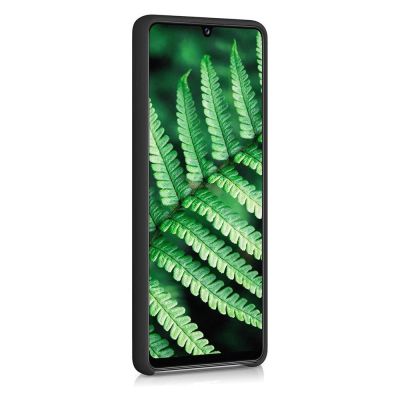 2. Silicone Case Flexibel Gummi Handyhülle Silikon Schutzhülle für Samsung Galaxy A42 5G schwarz