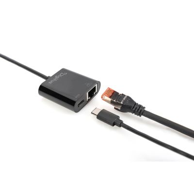 17. Digitus USB Typ-C™ Gigabit-Ethernet-Adapter mit Stromversorgung