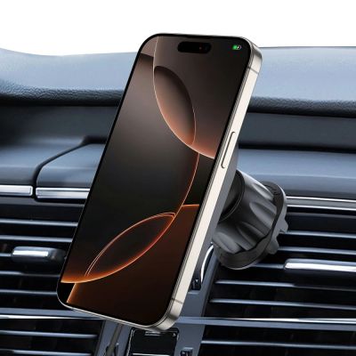7. Tech-Protect mm15W-V6 Magnetischer MagSafe-Autohalter für Cockpit/Windschutzscheibe/Lüftungsschlitze – Schwarz
