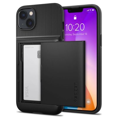 Spigen Slim Armor CS Hülle für iPhone 14 Plus – Schwarz