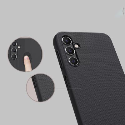 12. Nillkin Super Frosted Shield Hülle für Samsung Galaxy A14 5G / Galaxy A14 Handyhülle Schwarz
