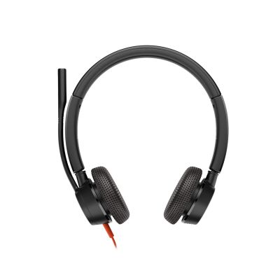 297. Poly Blackwire 3325 Stereo-Headset mit MS Teams-Zertifizierung, USB-C-Stecker, 3,5-mm-Klinkenstecker und USB-C/A-Adapter (8x222AA)