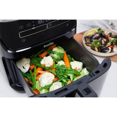 10. Breville VDF133X Heißluftfritteuse Dampf-Heißluftfritteuse