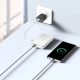 14. Powerbank Wozinsky WLWP-10KA0Y3WS 22,5W PD Qi2 10000 mAh, mit Ständer, 1x USB-A, 1x USB-C - weiß