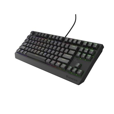 4. GENESIS Thor 230 TKL Gaming-Tastatur USB + RF Wireless + Bluetooth QWERTY Schwarz