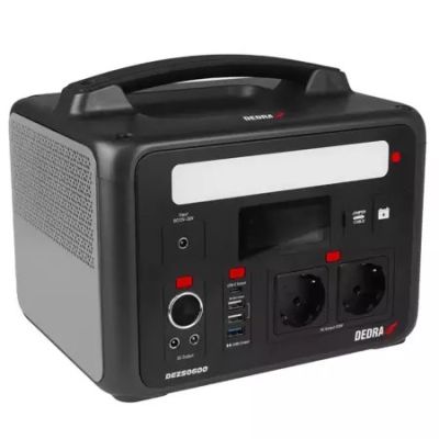 DEDRA DEZS0600 600/1200W 640Wh/50 Ah/12,8V Powerstation