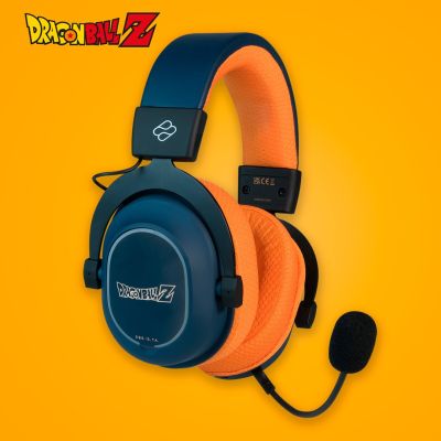 6. Blade DB2001 Kopfhörer/Headset, kabelgebunden & kabellos, Gaming-Kopfbügel, USB Typ-C, Bluetooth, Schwarz, Grau, Orange