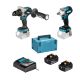 MAKITA COMBO KIT 18V DLX2590TJ (DHP492, DTW300) 2x5,0Ah