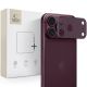 Kameraabdeckung Tech-Protect Camalloy Fit+ für iPhone 18 Pro – burgunderrot