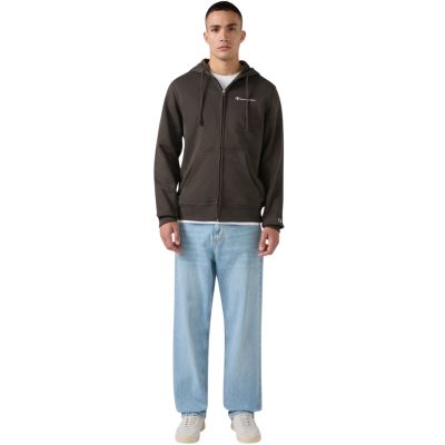 5. Herren-Sweatshirt Champion Hooded Full Zip Sweatshirt, braun, 221794 GS509