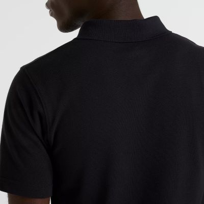 15. New Balance Baumwoll-Piqué-Poloshirt M MT51519BK