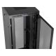 8. Lanberg 19" 37U 800X800 schwarzer Stand-Rackschrank mit perforierten Türen (Flat Pack)
