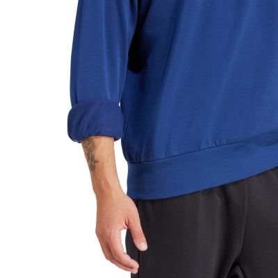 5. adidas Essentials Feelcozy Sweatshirt für Herren, blau, JE3792