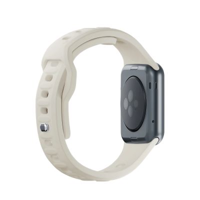 4. 3mk Silikon- Watch für Apple Watch 42/44/45/49 mm – Beige