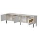 3. INSERTO 3D1W TV-Schrank 190x40x61,5 cm, Kaschmir + LED
