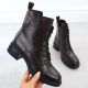 2. Braune Damen-Lederboots im Worker-Stil Filippo DBT7369