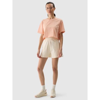 2. Damen Baumwoll-Sweatshorts 4F