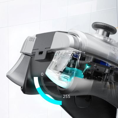 2. Machenike G5Pro Max Kabelloser Gamecontroller mit Ladestation – Grau