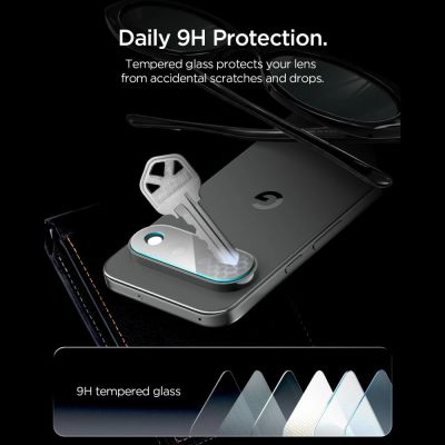 7. Spigen Optik Pro HD 2er-Pack Displayschutzfolie aus gehärtetem Glas für Google Pixel 11 Pro XL
