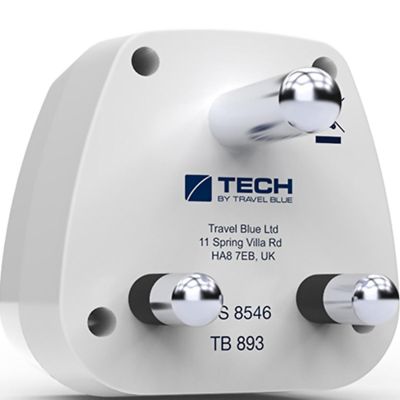 2. TRAVEL BLUE Reiseadapter SHUCKO -> Südafrika