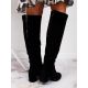 11. Damen-Stiefel mit Blockabsatz, gefüttert, schwarz – Sergio Leone