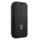 3. Ferrari FEOGOFLBKP12SBK iPhone 12 mini 5.4" schwarz/schwarzes Buch Off Track Perforated