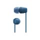 3. Sony WI-C100 Kabelloses In-Ear-Bluetooth-Headset für Anrufe und Musik, Blau