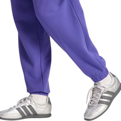 5. adidas Essentials Linear French Terry Damenhose mit Bündchen, Lila KF8363
