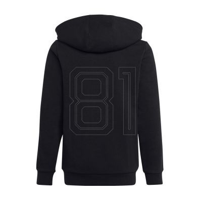 2. Adidas 3 Stripes FL Full-Zip Hoody Jr HR6331 Sweatshirt