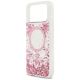6. Guess MagSafe Hülle mit Harzboden und Glitzer für iPhone 17 Pro Max – Pink