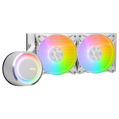 5. MSI MAG CORELIQUID E240 WEISS Wasserkühlung