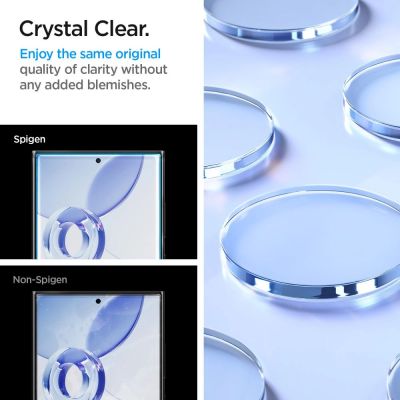 11. Spigen Glas.tR EZ Fit gehärtetes Glas für Samsung Galaxy S24 Ultra - 2 Stk.