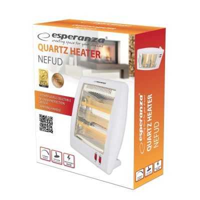 5. ESPERANZA QUARTZHEIZGERÄT 400W/800W THAR WEISS EHH010