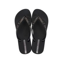 Ipanema Mesh IX bequeme Damen Flip-Flops Schwarz
