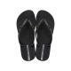 Ipanema Mesh IX bequeme Damen Flip-Flops Schwarz