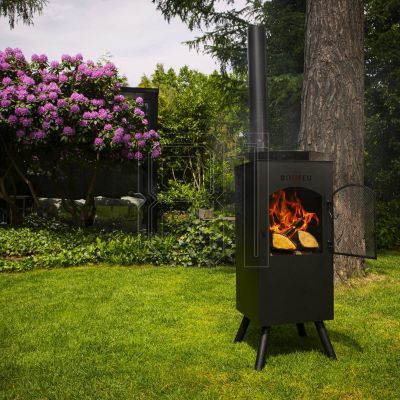 22. BonFeu BonCarré Gartenkamin Schwarz 3503