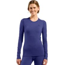 Odlo BL TOP Crew Neck L/S MERINO 200 Langarm-Thermounterwäsche Größe S Blau