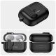 4. Tech-Protect Slim Hook Case mit Karabiner für Apple AirPods Pro 1/2 – Schwarz