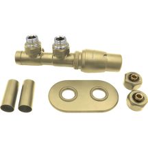 Thermostatventil für Badezimmerheizkörper DEANTE AGI RZP1 - rechts Gold