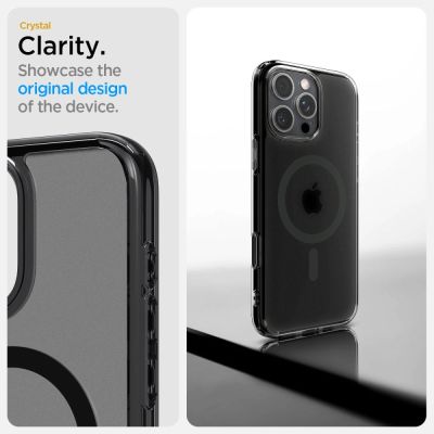 6. Spigen Ultra Hybrid „T“ MagSafe Hülle für iPhone 16 Pro Max – Schwarz