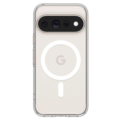 3. Spigen Ultra Hybrid Mag MagSafe Hülle für Google Pixel 11 Pro – Transparent und Weiß