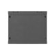 27. Lanberg 19" 9U 600x600 schwarzer Wandschrank mit perforierten Türen (flach verpackt)