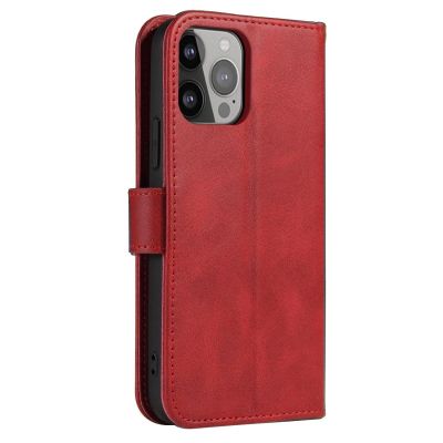 5. Magnet Case mit Klappe für Samsung Galaxy S25+ – rot